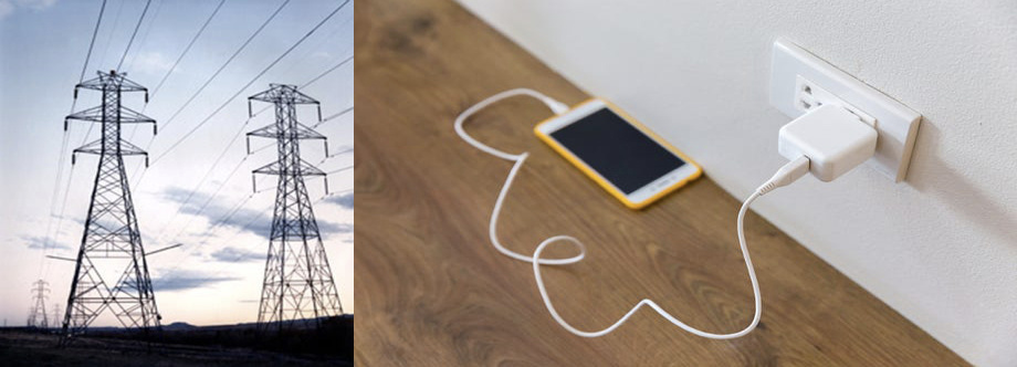High tension wires and cell charge